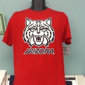 Arizona Wildcats Short Sleeve Red Tee Shirt